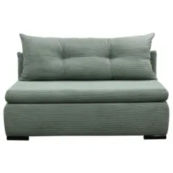 Schlafsofa in Cord Gr&uuml;n
