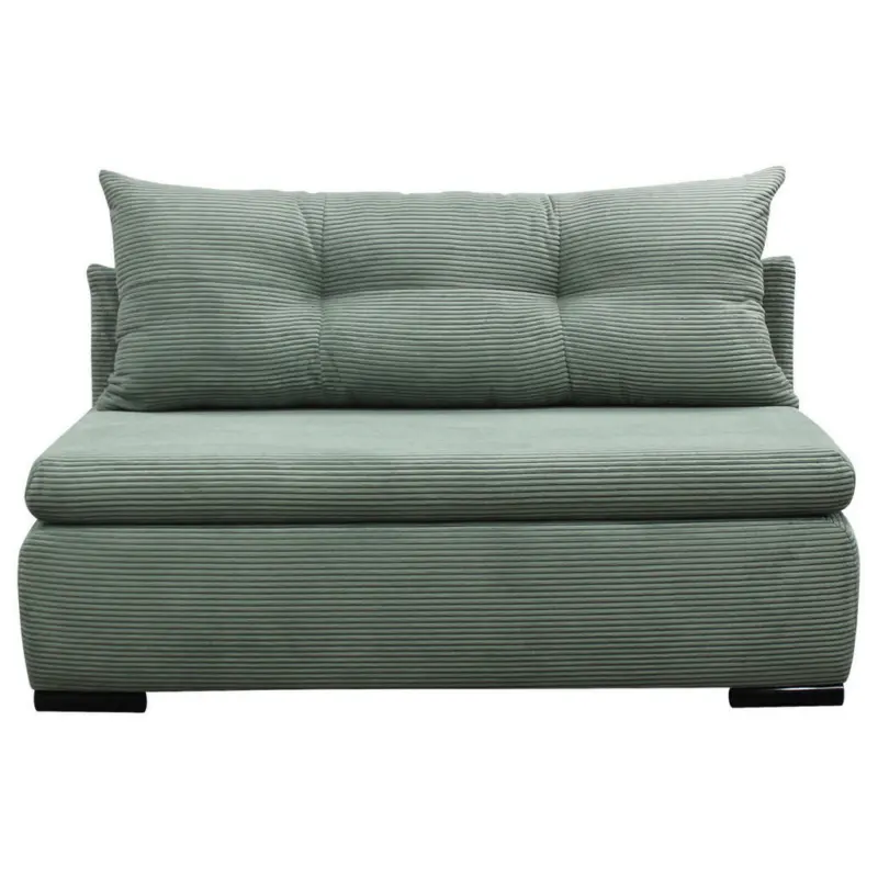 Schlafsofa in Cord Gr&uuml;n