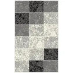 Webteppich 80/150 cm Grau