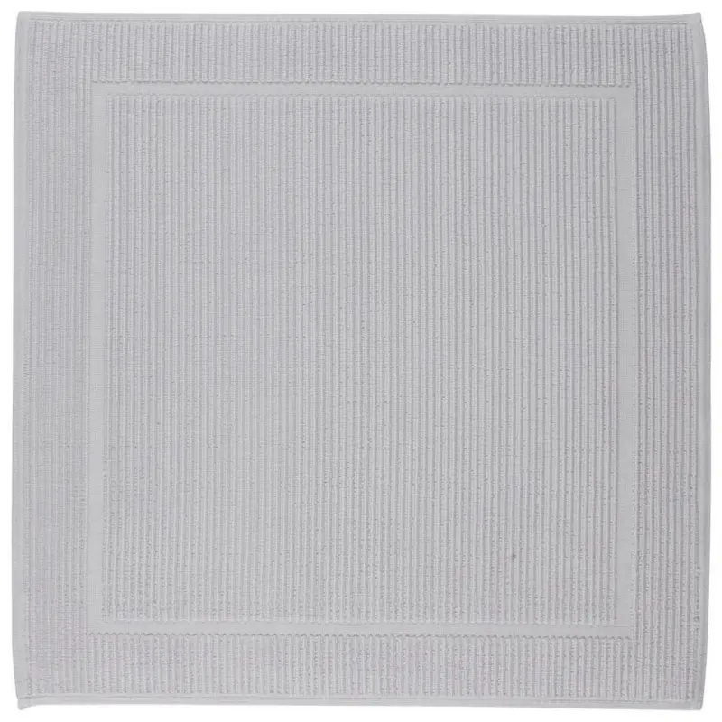 Badematte Silberfarben 50/60 cm