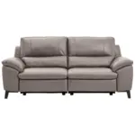 XXXLutz Lauterach - Ihr M&ouml;belhaus bei Bregenz 2,5-Sitzer in Kombination Echtleder/Lederlook Grau