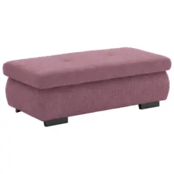 Hocker in Textil Violett