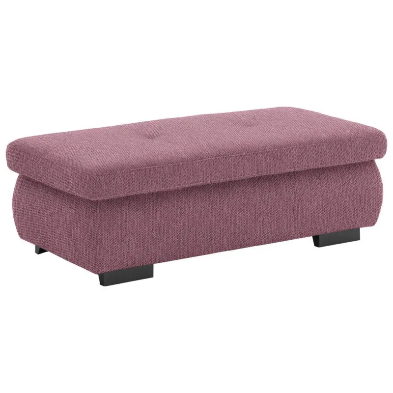 Hocker in Textil Violett