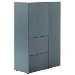 Highboard Blaugrau 100/146,8/45 cm