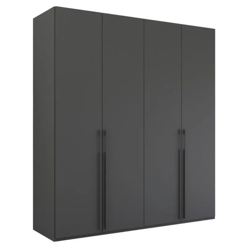 Dreht&uuml;renschrank in Graphitfarben