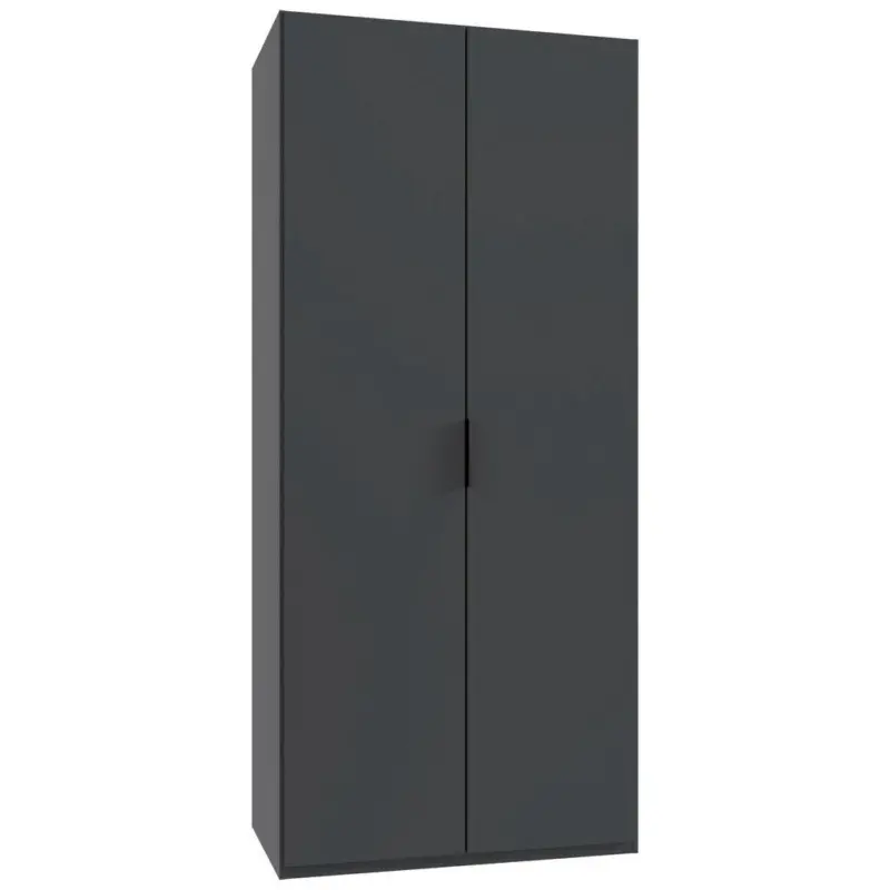 Faltt&uuml;renschrank in Graphitfarben