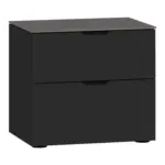 XXXLutz Lauterach - Ihr M&ouml;belhaus bei Bregenz Nachtk&auml;stchen 45/42/43 cm in Schwarz, Dunkelgrau