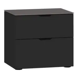 Nachtk&auml;stchen 45/42/43 cm in Schwarz, Dunkelgrau