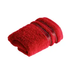 Seiftuch 30/30 cm Cult de Luxe NOS Vossen W&auml;sche Rot