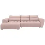 XXXLutz Lauterach - Ihr M&ouml;belhaus bei Bregenz Ecksofa in Webstoff Rosa 218/304 cm