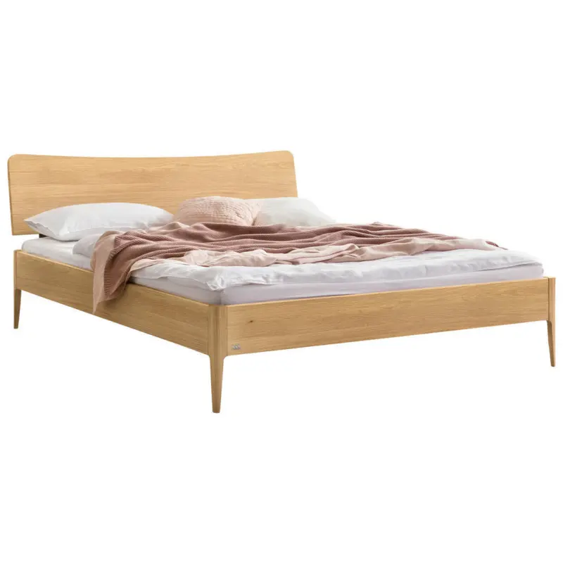 Bett 180/200 cm in Eichefarben