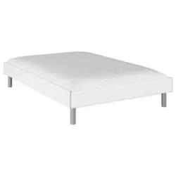 Bett 140/200 cm in Wei&szlig;