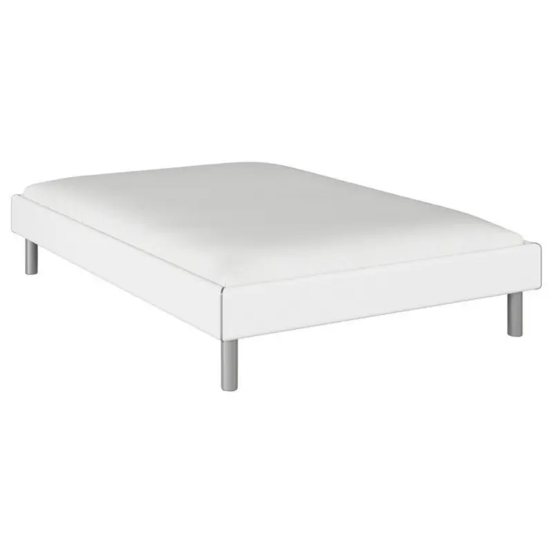 Bett 140/200 cm in Wei&szlig;