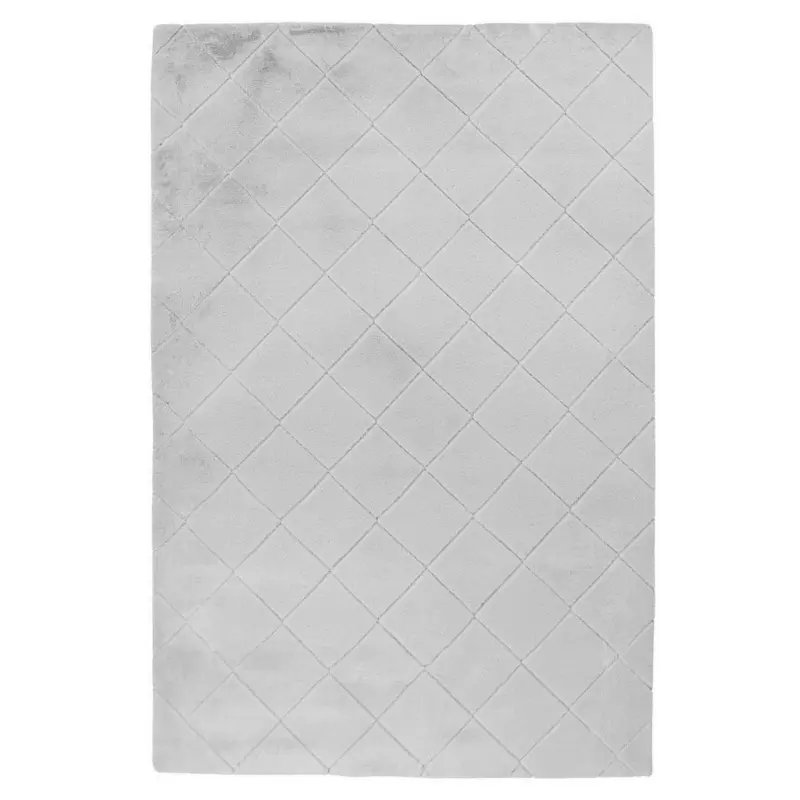 Hochflorteppich 160/230 cm Grau