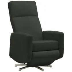 Relaxsessel in Textil Dunkelgr&uuml;n