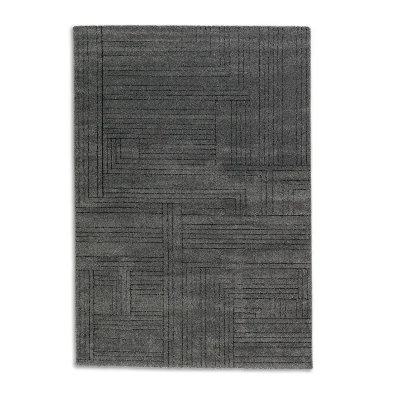 Webteppich 160/230 cm Pure Design Anthrazit
