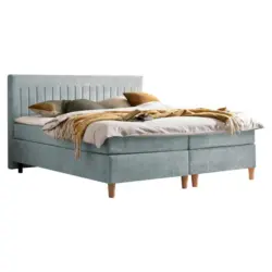 Boxspringbett 180/200 cm in Platinfarben