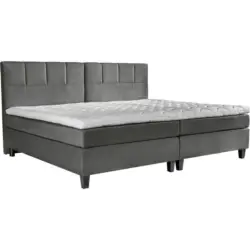 Boxspringbett 240/200 cm in Grau
