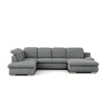 XXXLutz Lauterach - Ihr M&ouml;belhaus bei Bregenz Wohnlandschaft in Chenille Dunkelgrau