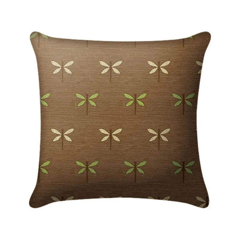 Outdoor-Kissen in Braun Schmetterling 45/45 cm