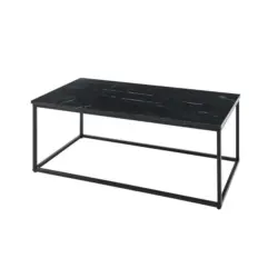 Couchtisch in Metall, Stein