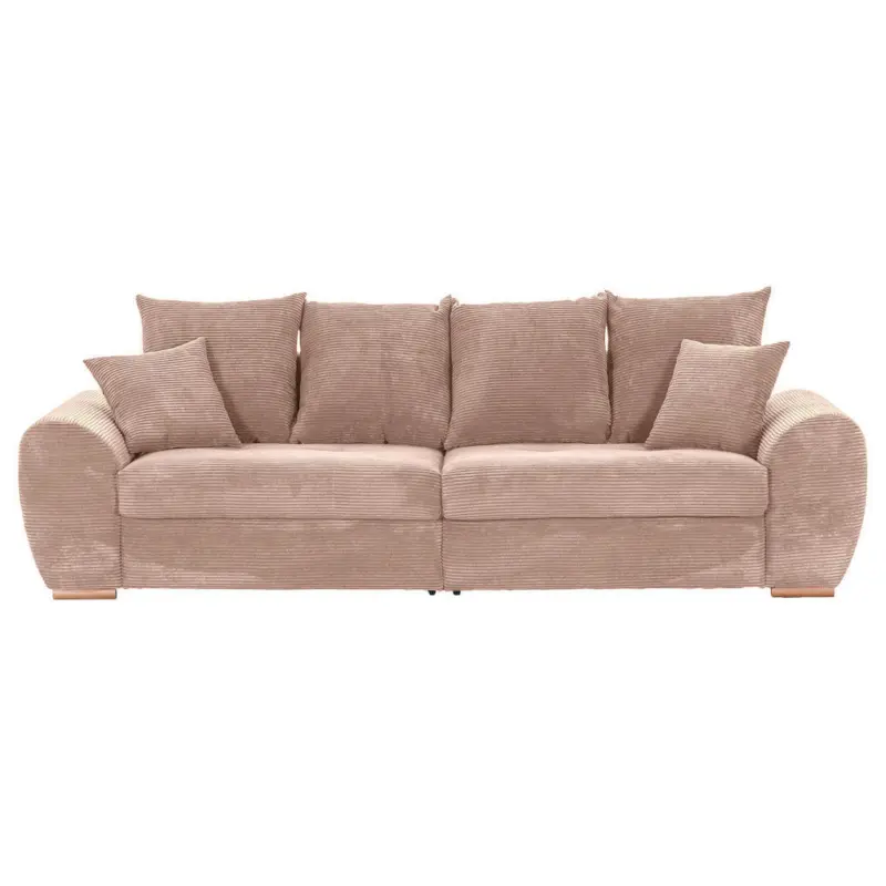 Bigsofa in Cord Altrosa