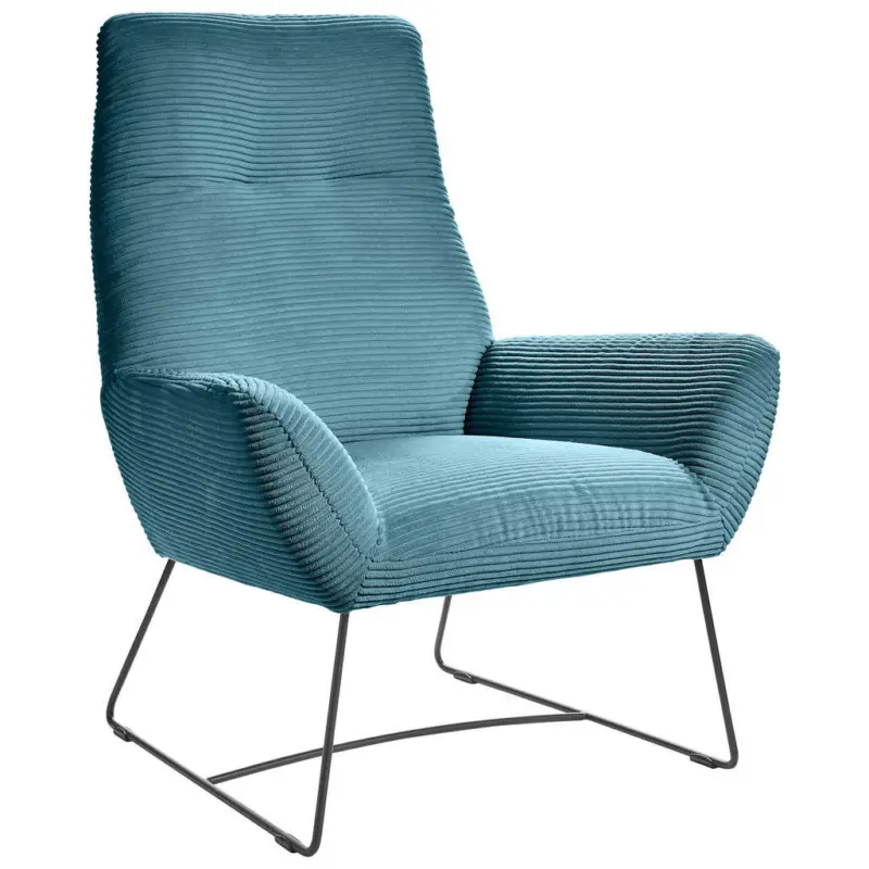 Sessel in Cord Petrol