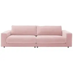 3-Sitzer-Sofa in Chenille Rosa