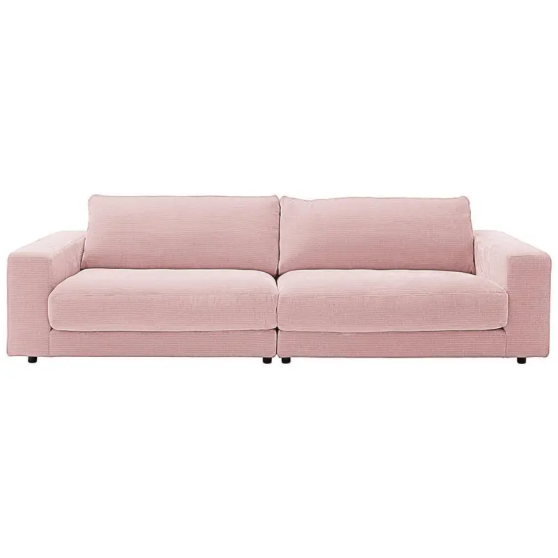 3-Sitzer-Sofa in Chenille Rosa