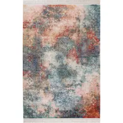 Vintage-Teppich 160/230 cm Dinah Rot, Perlmutt