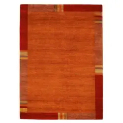 Wollteppich 250/350 cm Sensation Silk Lakir Kastanienfarben