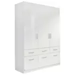 XXXLutz Lauterach - Ihr M&ouml;belhaus bei Bregenz Dreht&uuml;renschrank in Wei&szlig;, Wei&szlig; Hochglanz