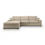 XXXLutz Lauterach - Ihr M&ouml;belhaus bei Bregenz Ecksofa Veda in Flachgewebe Beige 308/186 cm