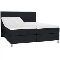 Boxspringbett 180/200 cm in Schwarz