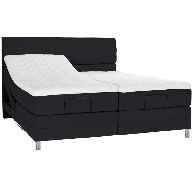Boxspringbett 180/200 cm in Schwarz
