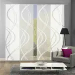 XXXLutz Lauterach - Ihr M&ouml;belhaus bei Bregenz Fl&auml;chenvorhang Tiberio, 4-Tlg. in Wei&szlig; halbtransparent