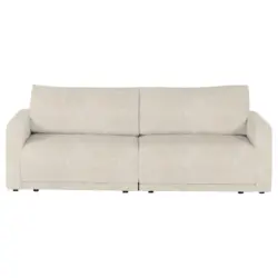 2,5-Sitzer in Velours Beige