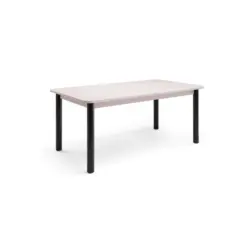 Esstisch in Metall, Holzwerkstoff 180/100/76 cm