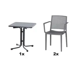 Gartengarnitur 3-teilig