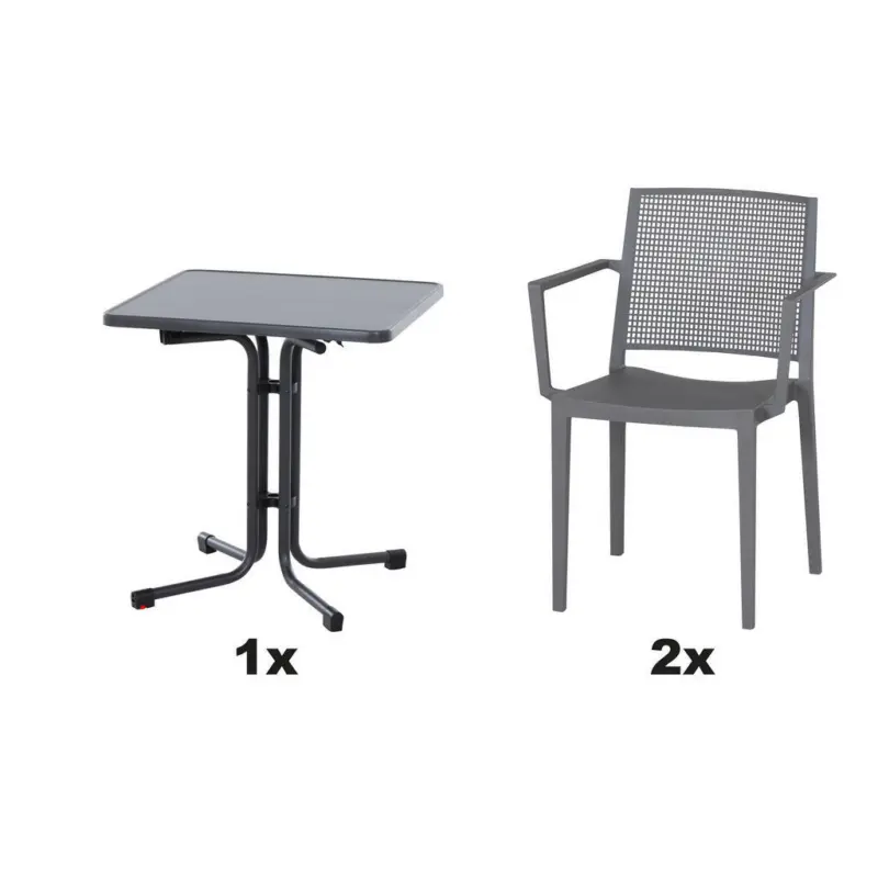 Gartengarnitur 3-teilig