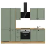 XXXLutz Lauterach - Ihr M&ouml;belhaus bei Bregenz K&uuml;chenleerblock 270 cm in Gr&uuml;n, Eichefarben