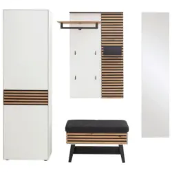 Garderobe 4-teilig in 214/196/41 cm