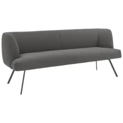 Sitzbank 210/87/64 cm in Anthrazit, Hellgrau