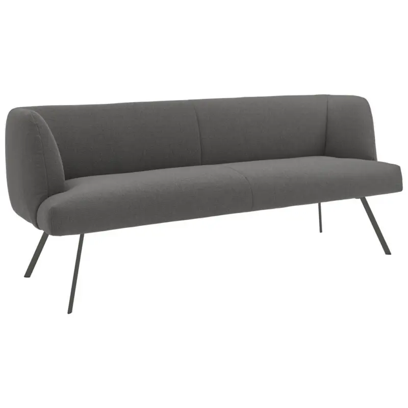 Sitzbank 210/87/64 cm in Anthrazit, Hellgrau