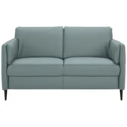 2,5-Sitzer Latina in Echtleder Blau