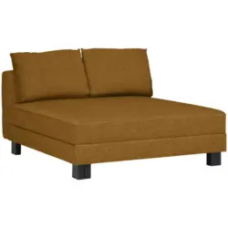 Liege in Velours Messingfarben