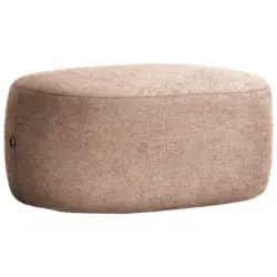 Hocker in Textil Rostfarben