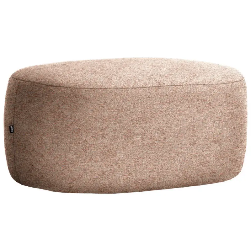 Hocker in Textil Rostfarben