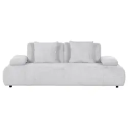 Schlafsofa in Chenille Hellgrau