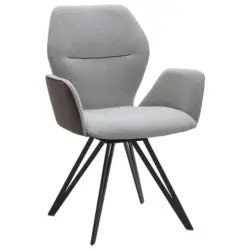 Armlehnstuhl Stoffauswahl, Typenauswahl, Sitzfl&auml;che 180&deg; drehbar, automatische R&uuml;ckholfunktion Webstoff, Mikrofaser